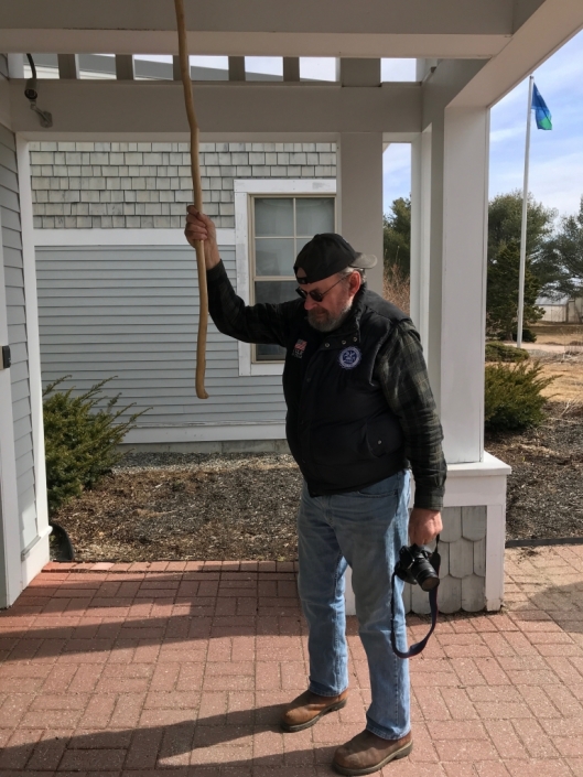 Colby Pert rings the school bell, 3/15/20